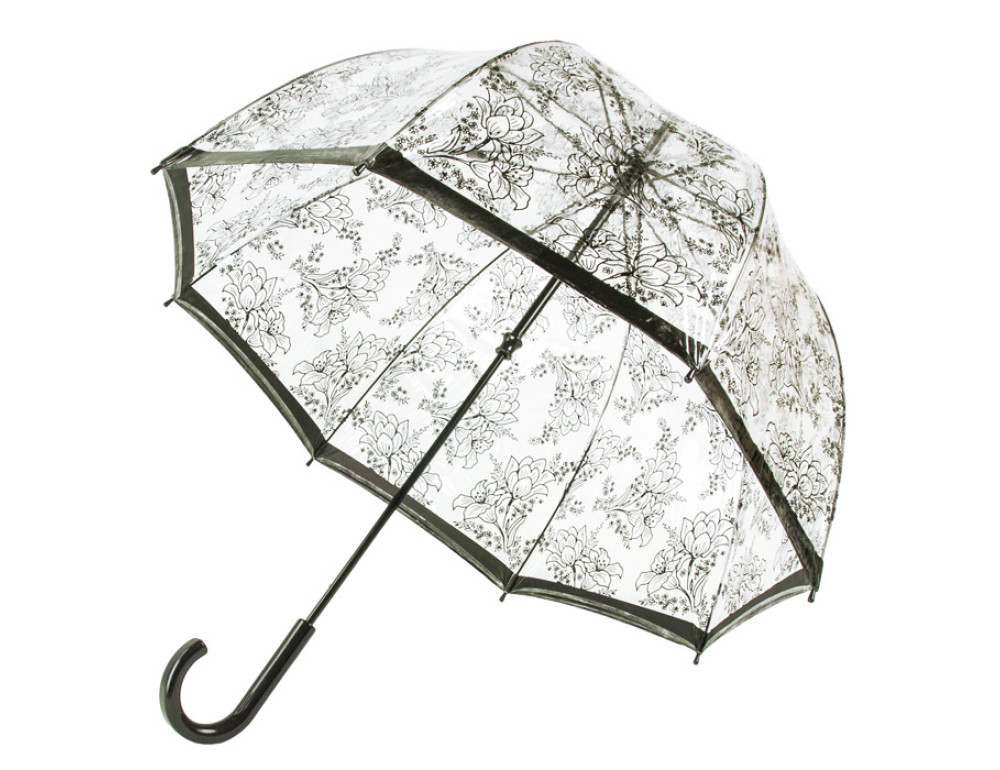 Парасолька жіноча Fulton Birdcage-2 L042 Stencil Floral (Кружевные цветы) - Фотографія № 3
