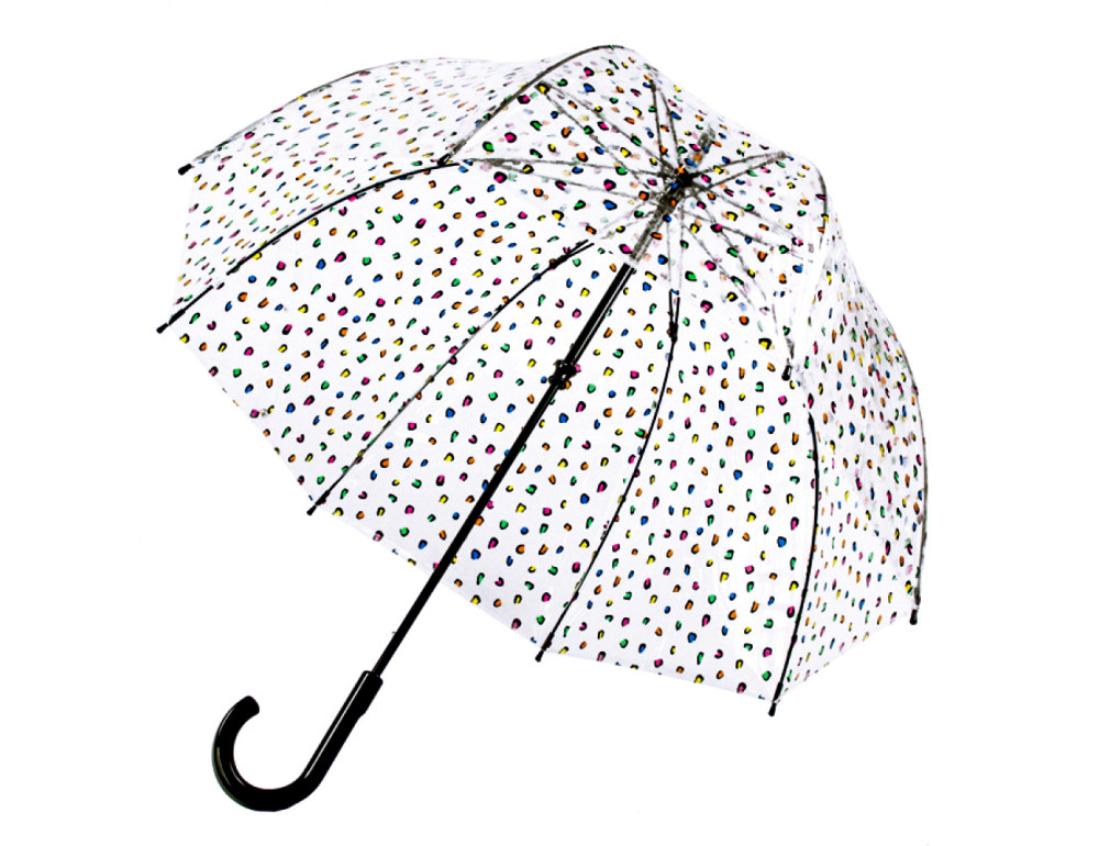 Парасолька-тростина жіноча Fulton Birdcage-2 L042 Candy Leopard (Конфетный леопард) - Фотографія № 3