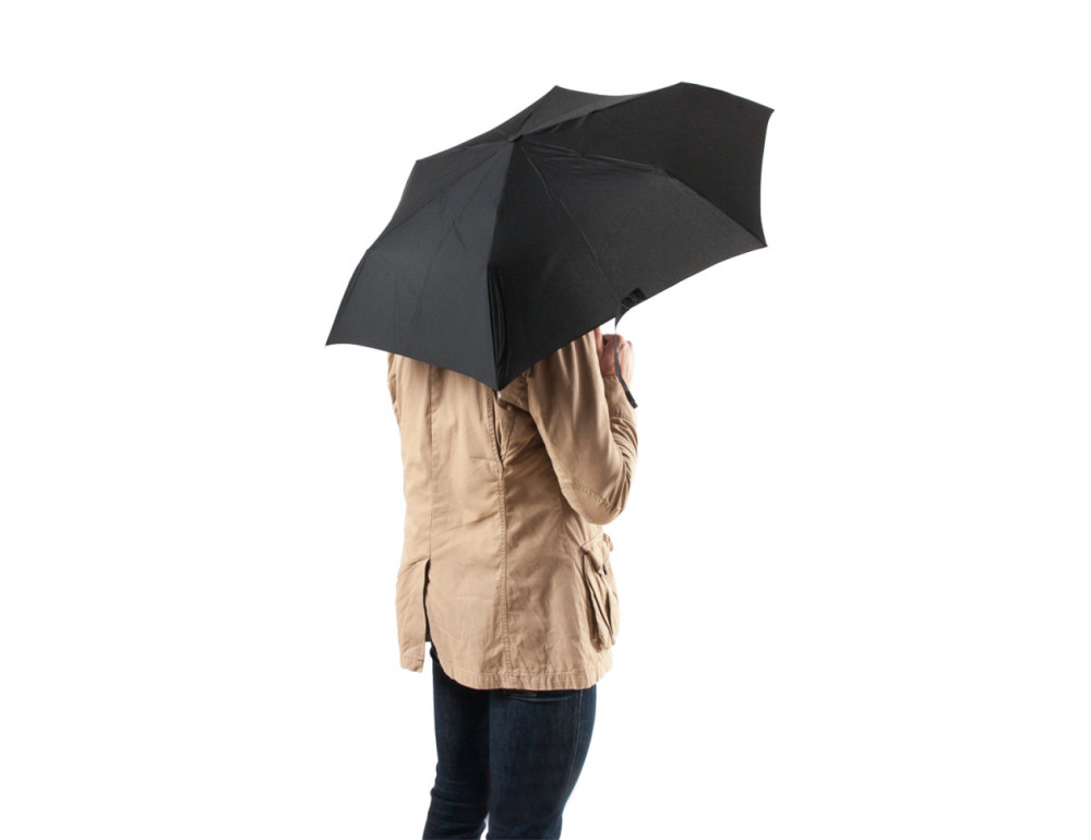Парасолька Fulton Miniflat-1 L339 Black (Чорний) - Фотографія № 3