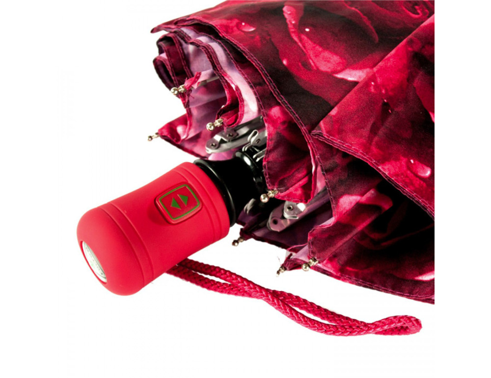 Парасолька жіноча Fulton L346-020388 Open & Close-4 Photo Rose Red - Фотографія № 8