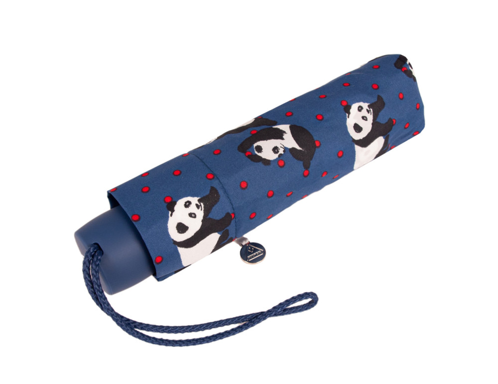 Парасолька жіноча Fulton Minilite-2 L354 Pin Spot Panda (панди) - Фотографія № 7