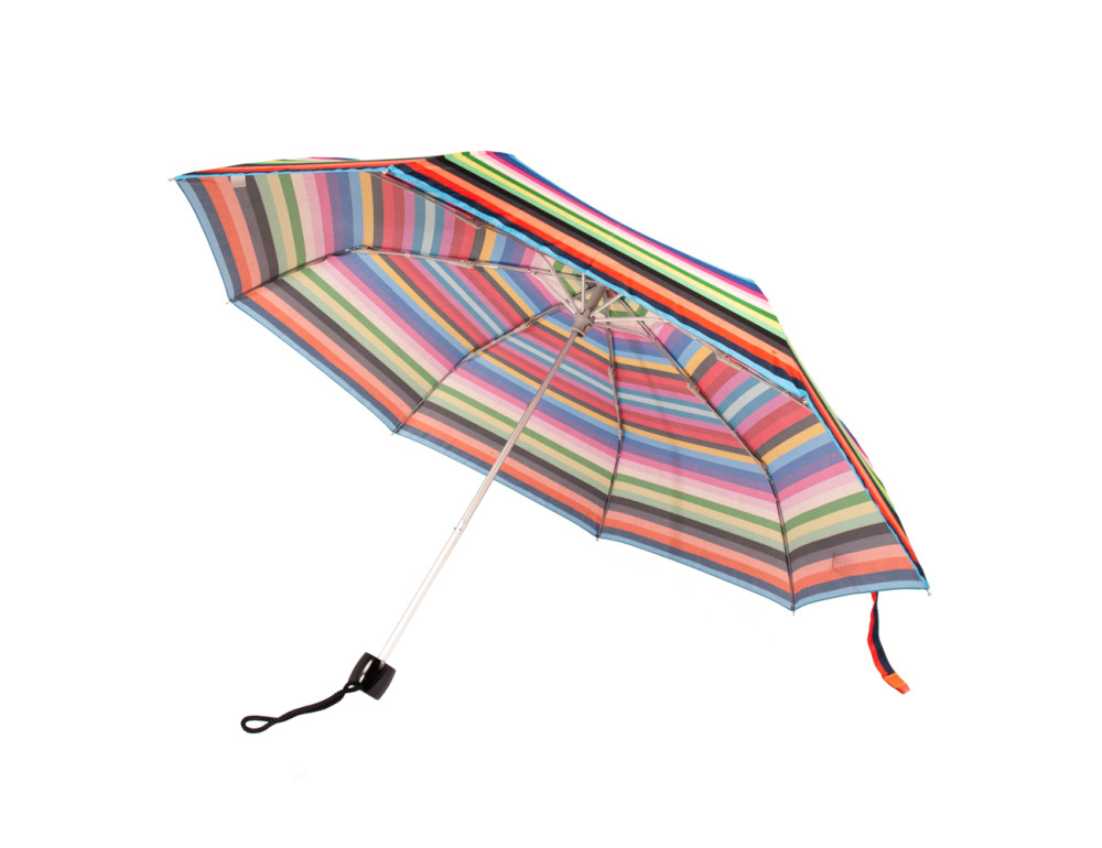 Парасолька жіноча Fulton L354- Minilite-2 Retro Stripe (Ретро полоса) - Фотографія № 3