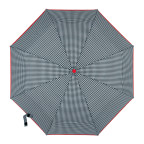 Парасолька жіноча Fulton L354-041154 Minilite-2 Houndstooth Red Border (Червона смуга) - Фотографія № 105