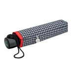 Парасолька жіноча Fulton L354-041154 Minilite-2 Houndstooth Red Border (Червона смуга) - Фотографія № 107