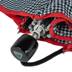 Парасолька жіноча Fulton L354-041154 Minilite-2 Houndstooth Red Border (Червона смуга) - Фотографія № 108