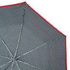 Парасолька жіноча Fulton L354-041154 Minilite-2 Houndstooth Red Border (Червона смуга) - Фотографія № 109