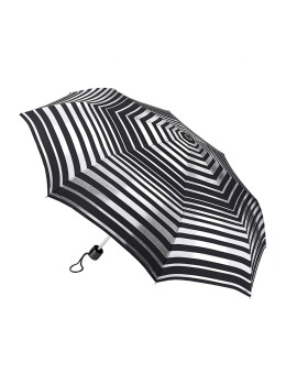 Парасолька жіноча Fulton L354-041178 Minilite-2 Silver Stripes (Срібні смуги)