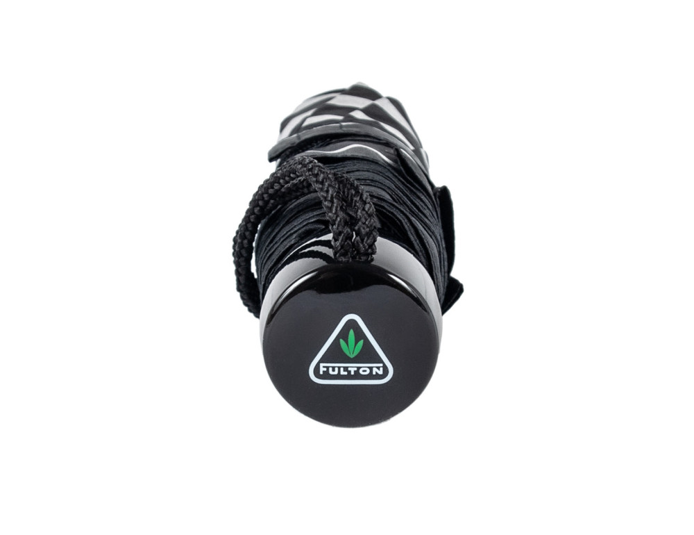 Парасолька жіноча Fulton L354-041178 Minilite-2 Silver Stripes (Срібні смуги) - Фотографія № 11