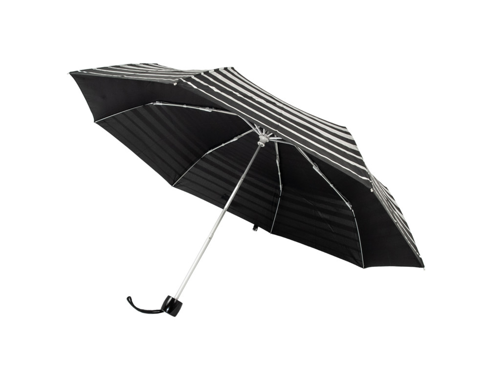 Парасолька жіноча Fulton L354-041178 Minilite-2 Silver Stripes (Срібні смуги) - Фотографія № 6
