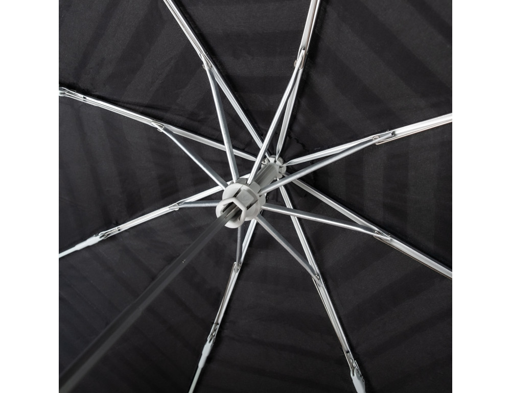 Парасолька жіноча Fulton L354-041178 Minilite-2 Silver Stripes (Срібні смуги) - Фотографія № 9