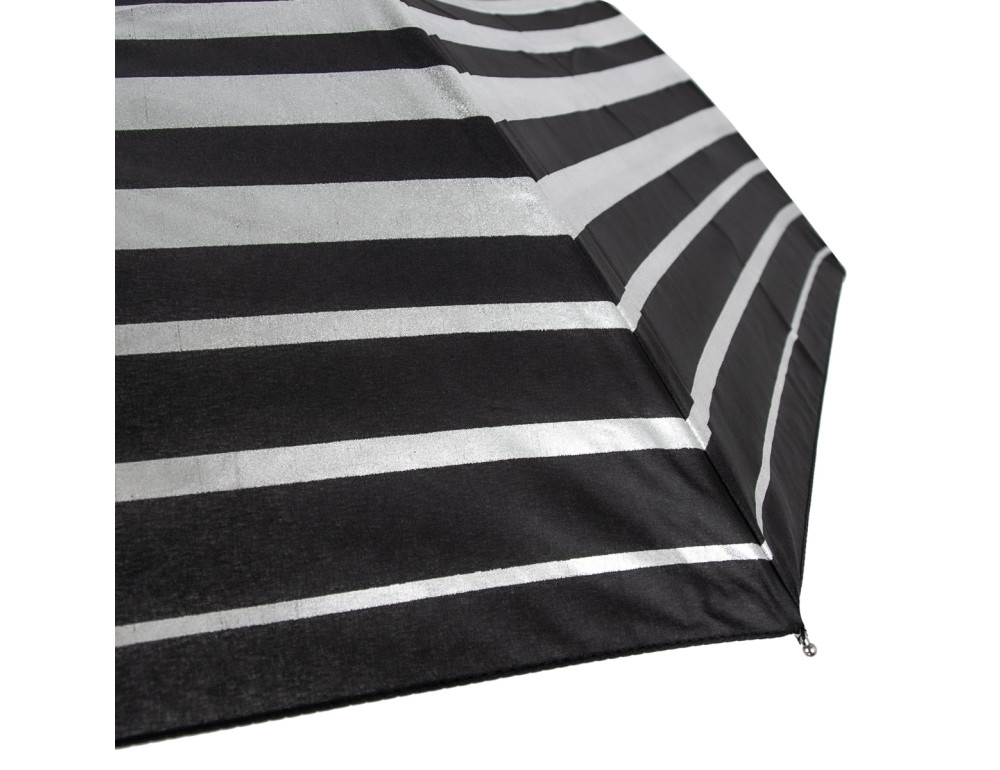 Парасолька жіноча Fulton L354-041178 Minilite-2 Silver Stripes (Срібні смуги) - Фотографія № 10