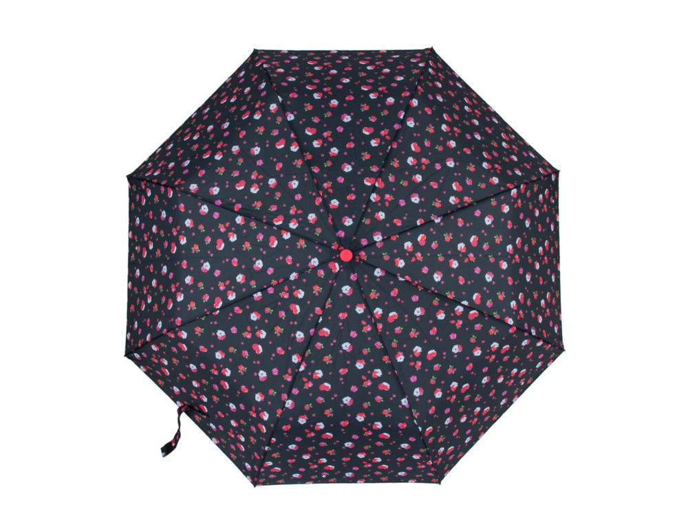 Парасолька жіноча Fulton L354-041680 Minilite-2 Strawberry Garden (Полуничний сад) - Фотографія № 6