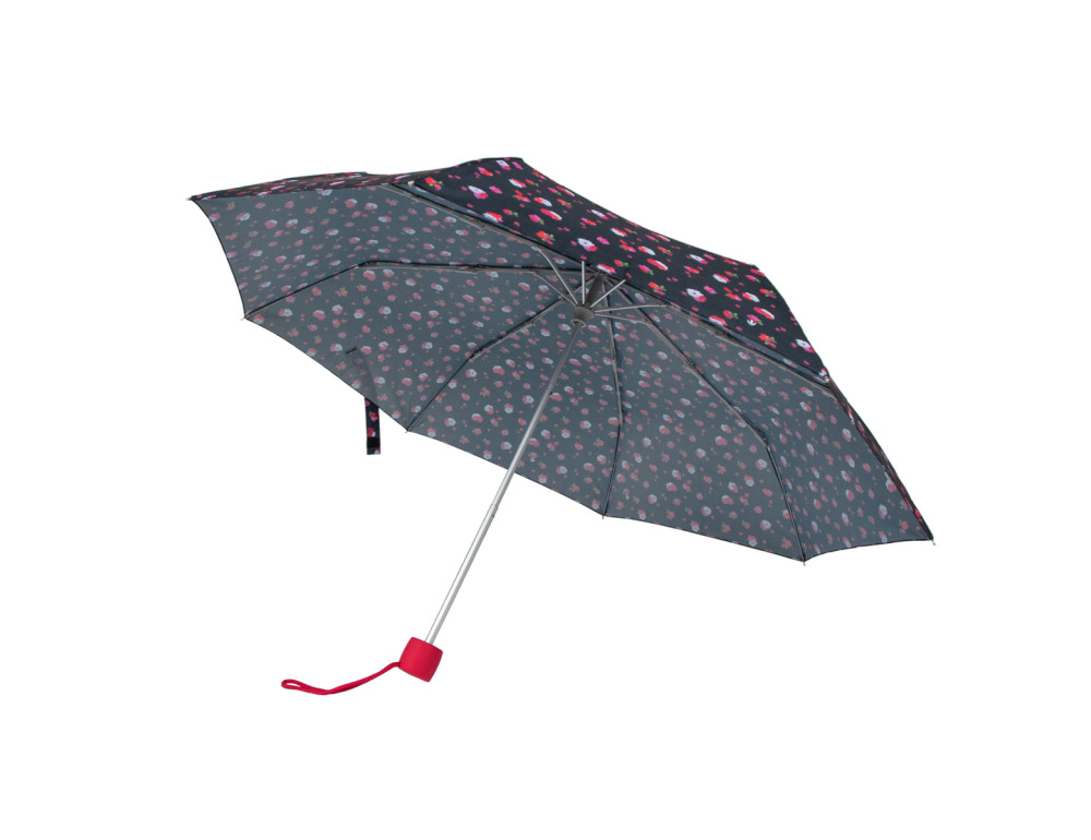 Парасолька жіноча Fulton L354-041680 Minilite-2 Strawberry Garden (Полуничний сад) - Фотографія № 7