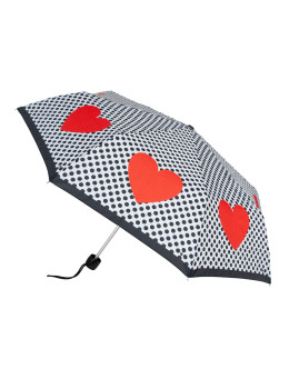 Парасоля жіноча Fulton L354-041697 Minilite-2 Love Heart Spot (Серця)