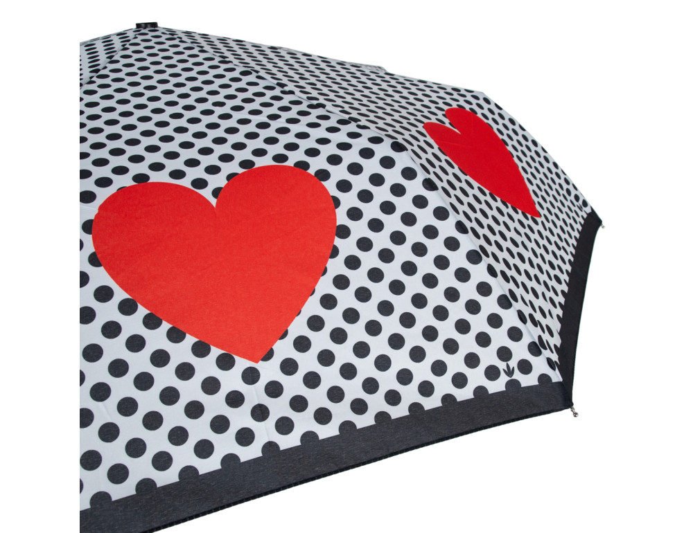 Парасоля жіноча Fulton L354-041697 Minilite-2 Love Heart Spot (Серця) - Фотографія № 13
