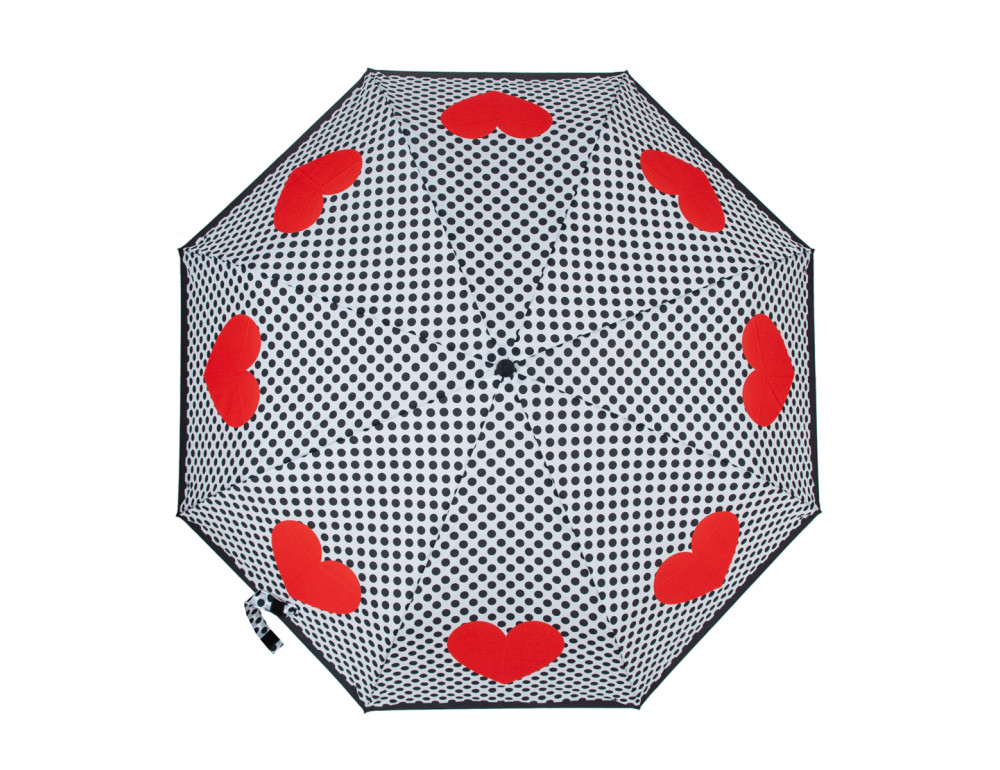 Парасоля жіноча Fulton L354-041697 Minilite-2 Love Heart Spot (Серця) - Фотографія № 8