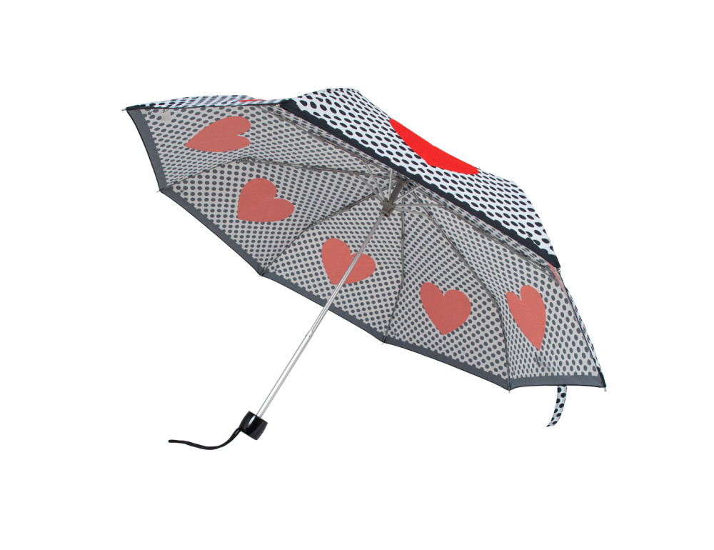 Парасоля жіноча Fulton L354-041697 Minilite-2 Love Heart Spot (Серця) - Фотографія № 9