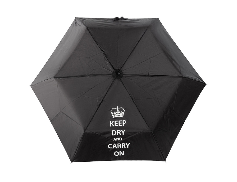 Парасолька жіноча Incognito-4 L412 Keep Dry Black (Залишатися сухим) - Фотографія № 2
