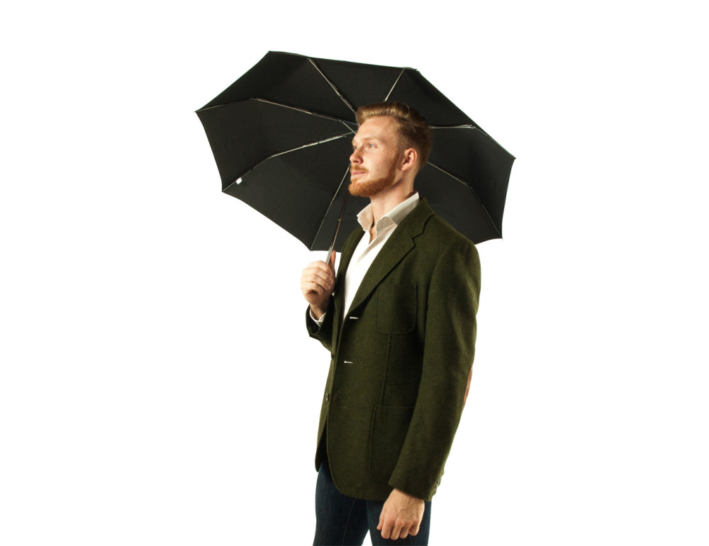 Парасолька універсальна Fulton L449-000274 Stowaway Deluxe-1 Black - Фотографія № 10