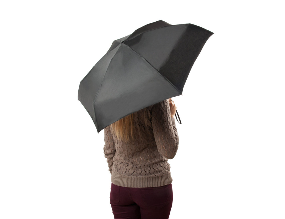 Міні парасолька жіноча Fulton Tiny-1 L500 Black (Чорний) - Фотографія № 10