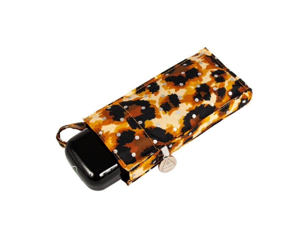 Міні парасолька жіноча Fulton L501 Tiny-2 Bling Leopard (Леопард с блестками) - Фотографія № 2