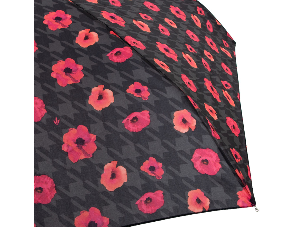 Міні парасолька жіноча Fulton L501-038741 Tiny-2 Houndstooth Poppy (Макі) - Фотографія № 7