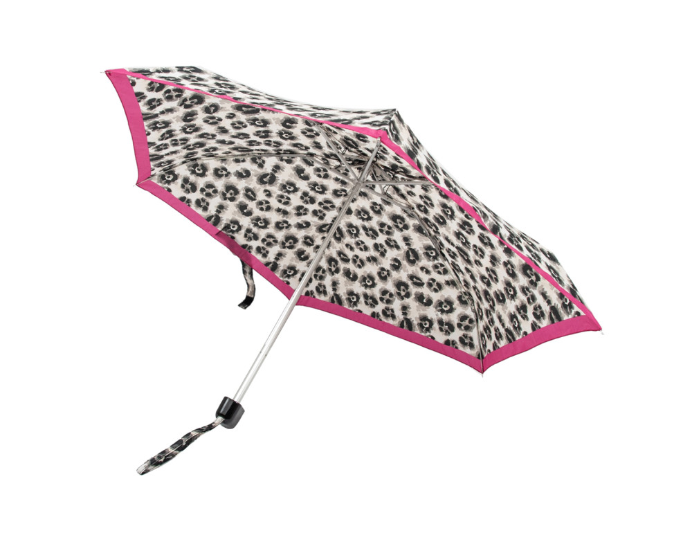 Міні парасолька жіноча L501-039359 Tiny-2 Leopard Border (Леопардова смуга) - Фотографія № 3