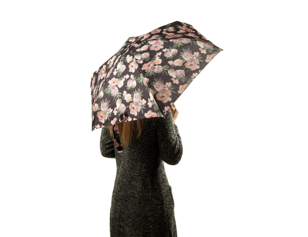 Парасолька жіноча Fulton Tiny-2 L501 Rococo Rose (Роза рококо) - Фотографія № 3