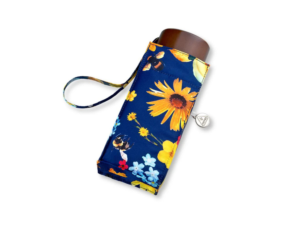 Жіноча міні-парасолька Fulton L501-042021 Tiny-2 Bumble Bee Floral (Квіти та джмелі) - Фотографія № 2