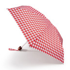 Женский мини зонт Fulton L501-042298 Tiny-2 Red Gingham (Красная клетка) - Фото № 100