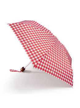Жіноча міні-парасолька Fulton Tiny-2 L501-042298 Red Gingham
