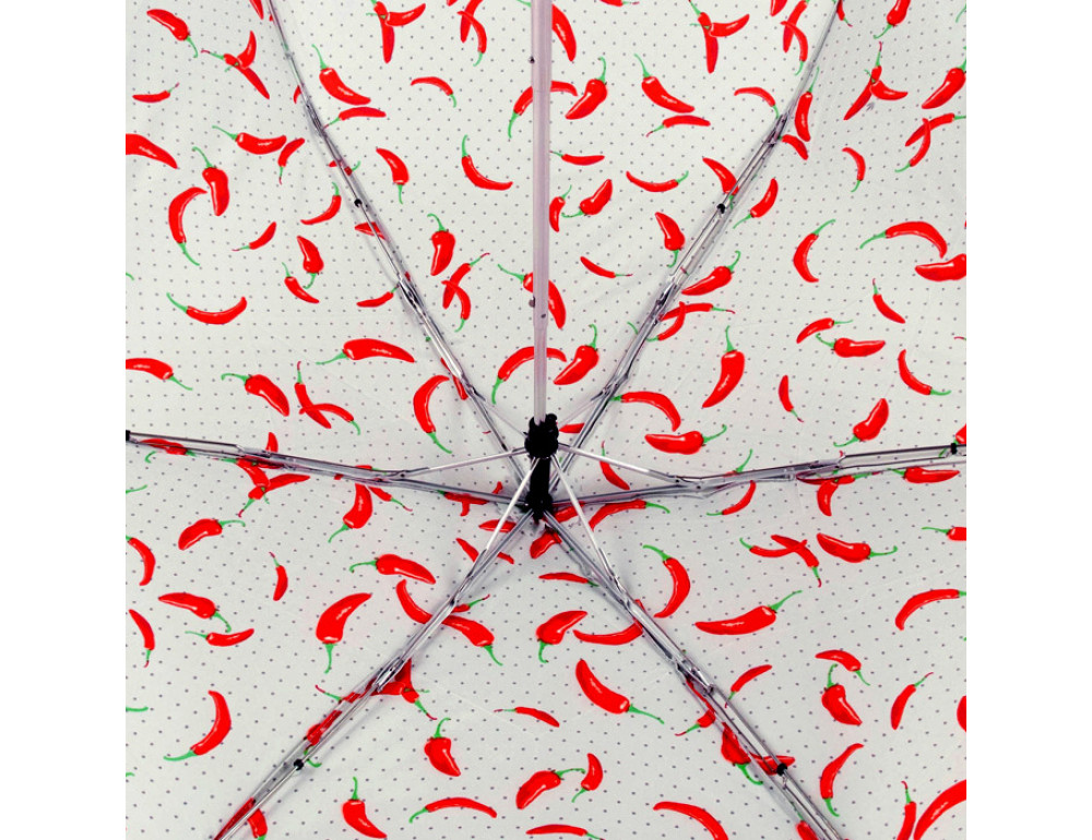 Зонт женский Fulton Superslim-2 L553 Hot Chilies (Горячие чили) - Фото № 6