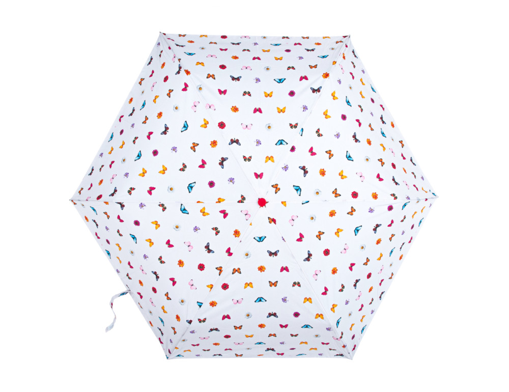 Парасолька жіноча Fulton L553-040997 Superslim-2 Butterflies & Flowers (Метелики та квіти) - Фотографія № 2