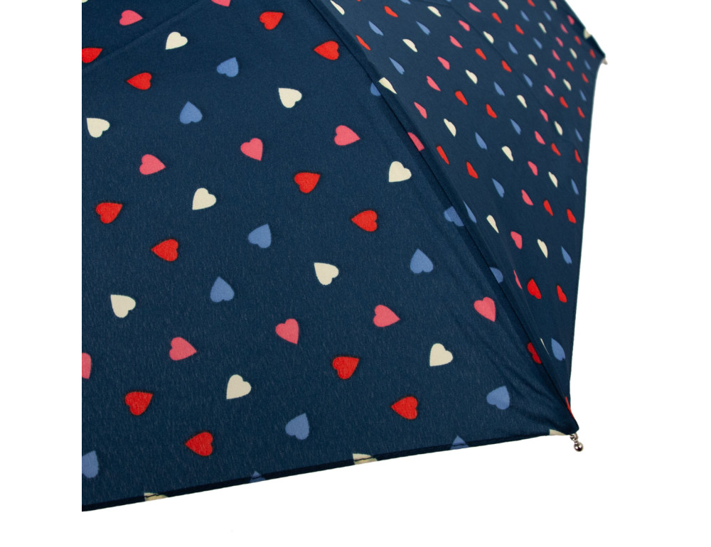 Парасоля жіноча Fulton L553-041239 Superslim-2 Ditsy Hearts (Сердечки) - Фотографія № 12