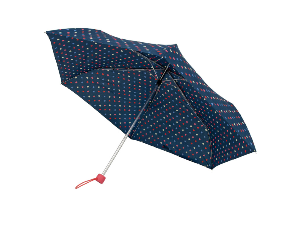 Парасоля жіноча Fulton L553-041239 Superslim-2 Ditsy Hearts (Сердечки) - Фотографія № 8