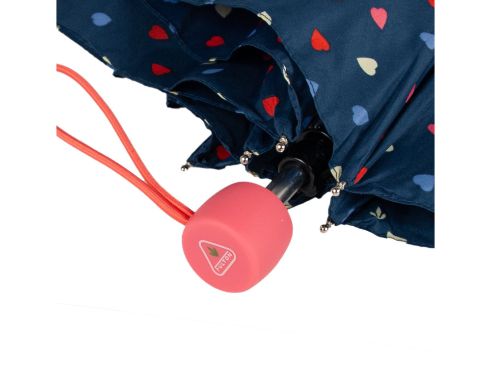 Парасоля жіноча Fulton L553-041239 Superslim-2 Ditsy Hearts (Сердечки) - Фотографія № 10