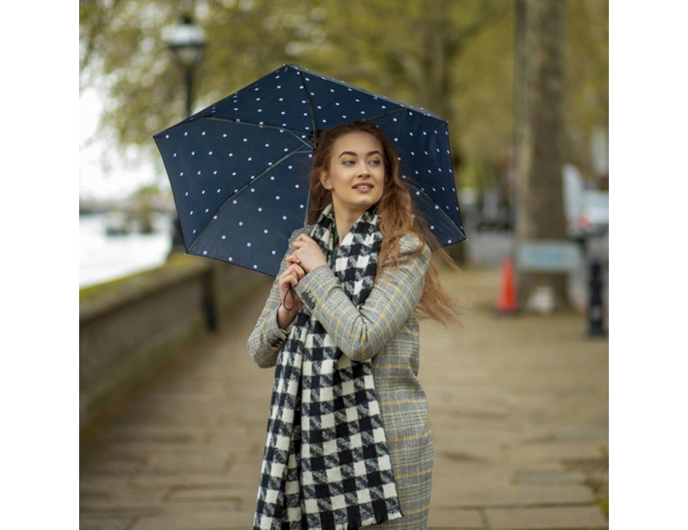 Парасоля жіноча Fulton L553-041246 Superslim-2 Polka Dot (Горох) - Фотографія № 3