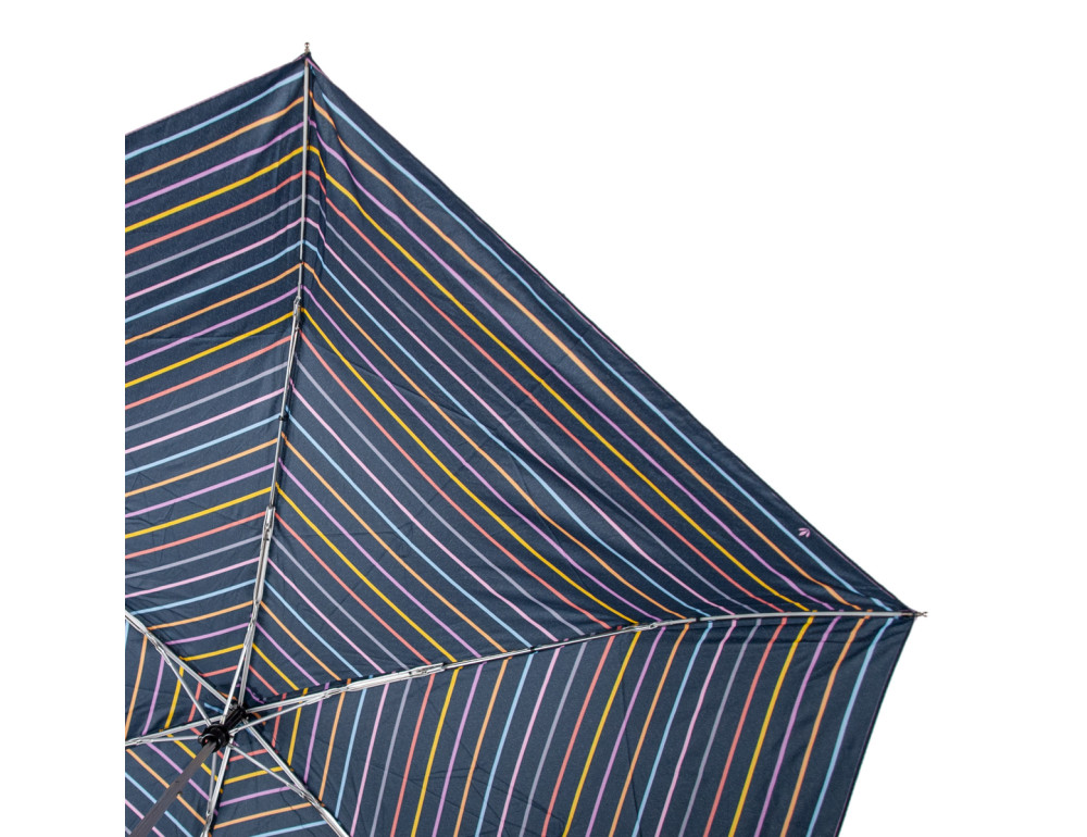 Парасолька жіноча Fulton L553-041253 Superslim-2 Rainbow Pinstripes (Різнокольорові смуги) - Фотографія № 8
