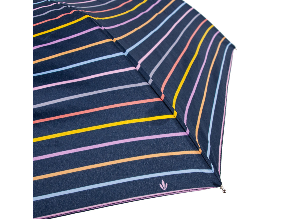Парасолька жіноча Fulton L553-041253 Superslim-2 Rainbow Pinstripes (Різнокольорові смуги) - Фотографія № 9