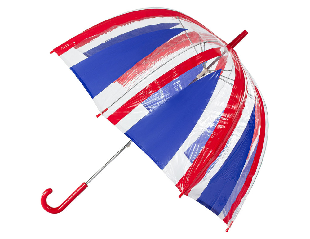 Зонт-трость женский Incognito-30 PVC Dome L736 Union Jack (Флаг) - Фото № 1 Зонт-трость женский Incognito-30 PVC Dome L736 Union Jack (Флаг) - Фото № 1