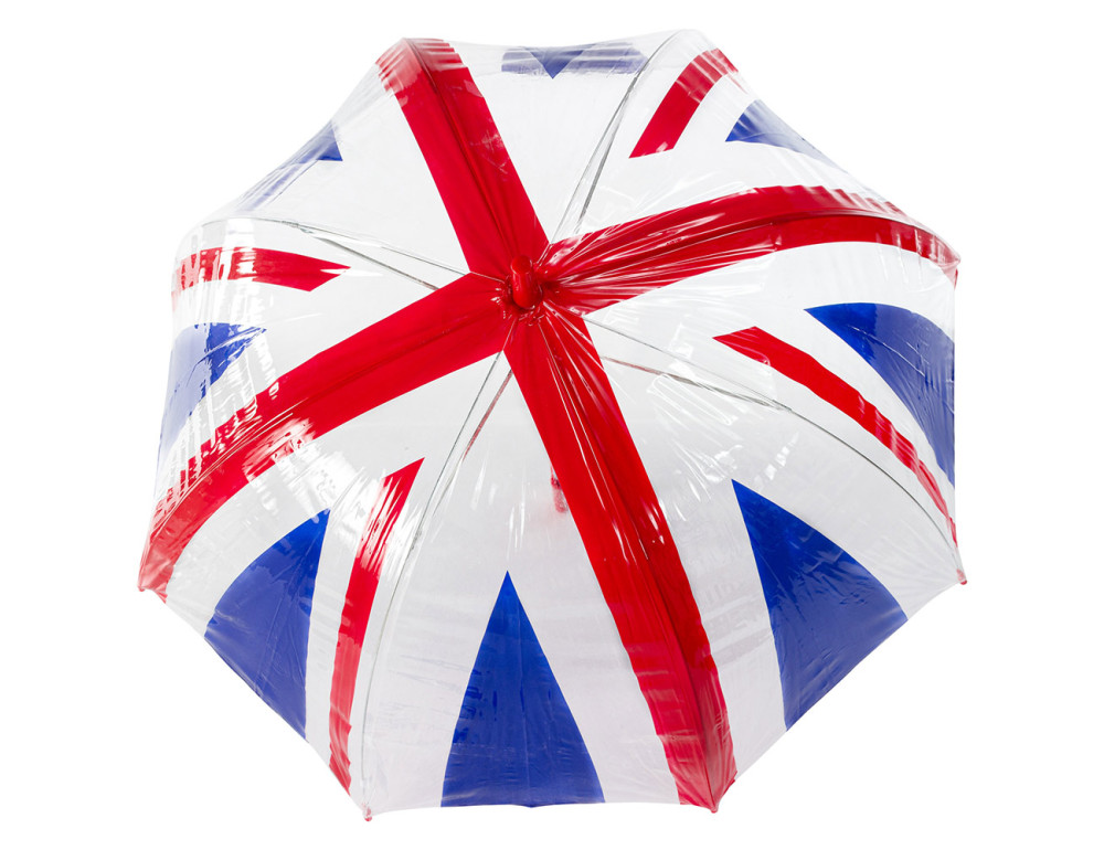 Зонт-трость женский Incognito-30 PVC Dome L736 Union Jack (Флаг) - Фото № 2