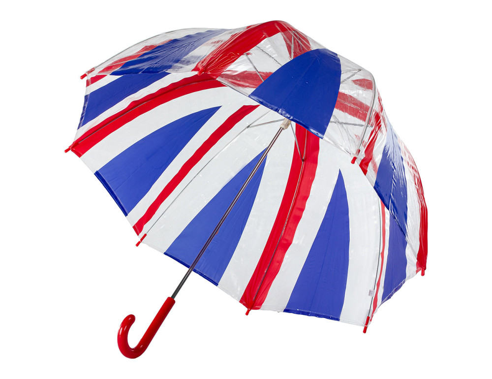 Зонт-трость женский Incognito-30 PVC Dome L736 Union Jack (Флаг) - Фото № 3