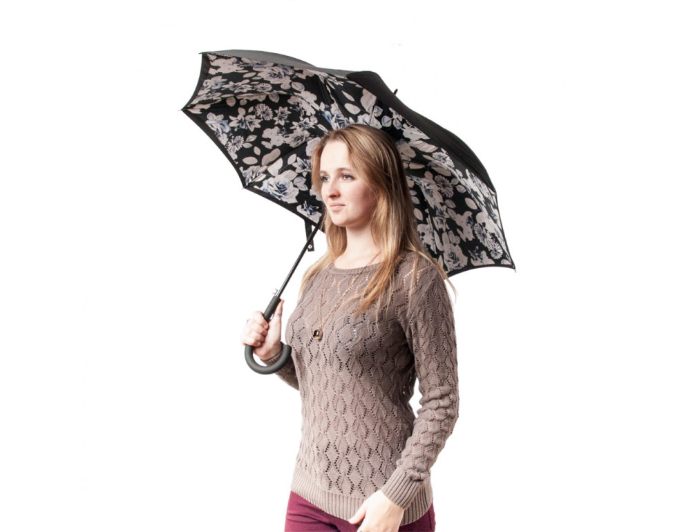 Парасолька-тростина жіноча Fulton Bloomsbury-2 L754-028148 Mono Floral (Цветы) - Фотографія № 11