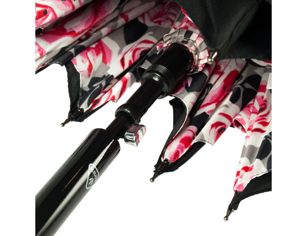 Парасолька-тростина жіноча Fulton Bloomsbury-2 L754-031346 Painted Roses (Рисованные розы) - Фотографія № 9