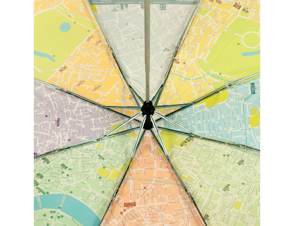 Парасолька жіноча Fulton Brollymap L761 London Map (Карта Лондона) - Фотографія № 10