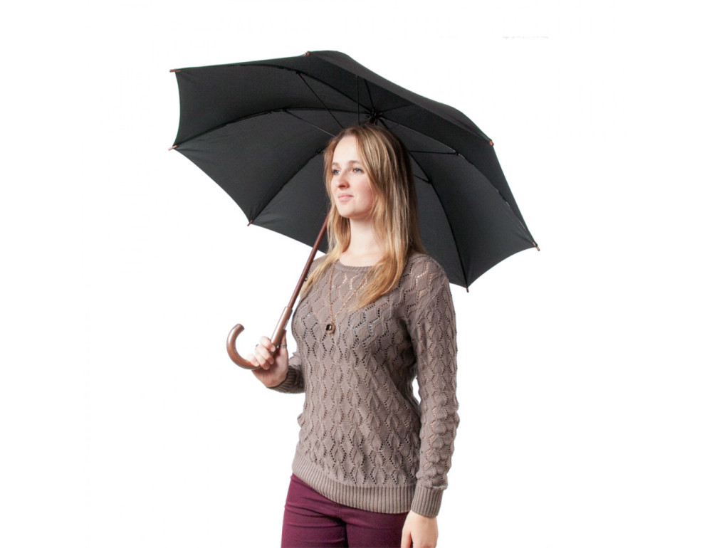 Парасолька-тростина Fulton Kensington-1 L776 Black (Чорний) - Фотографія № 5