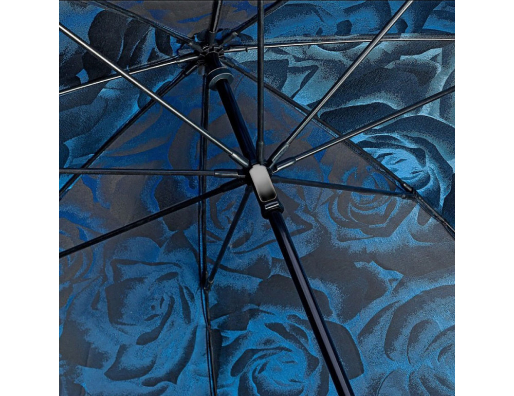 Зонт женский Fulton Diamond L850-040140 Princess - Navy Rose (Синие розы) - Фото № 17