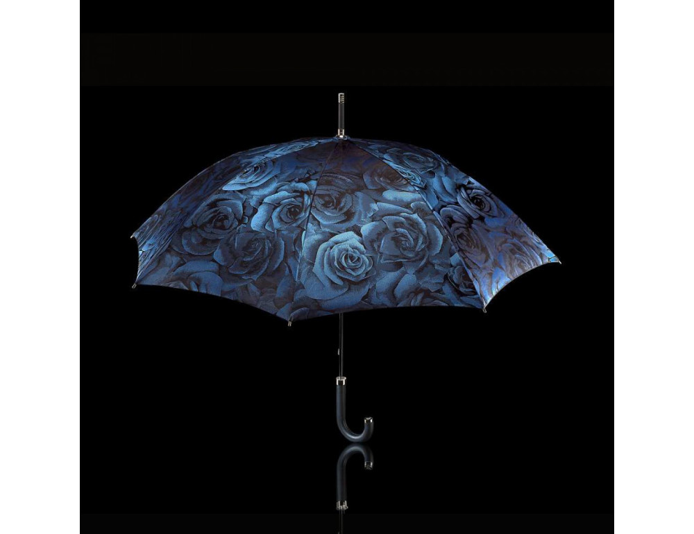 Зонт женский Fulton Diamond L850-040140 Princess - Navy Rose (Синие розы) - Фото № 19