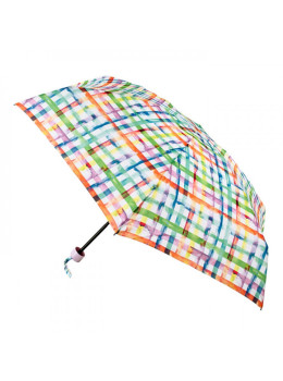 Парасолька жіноча Fulton Soho-2 L859 Rainbow Check (Радужная клетка)