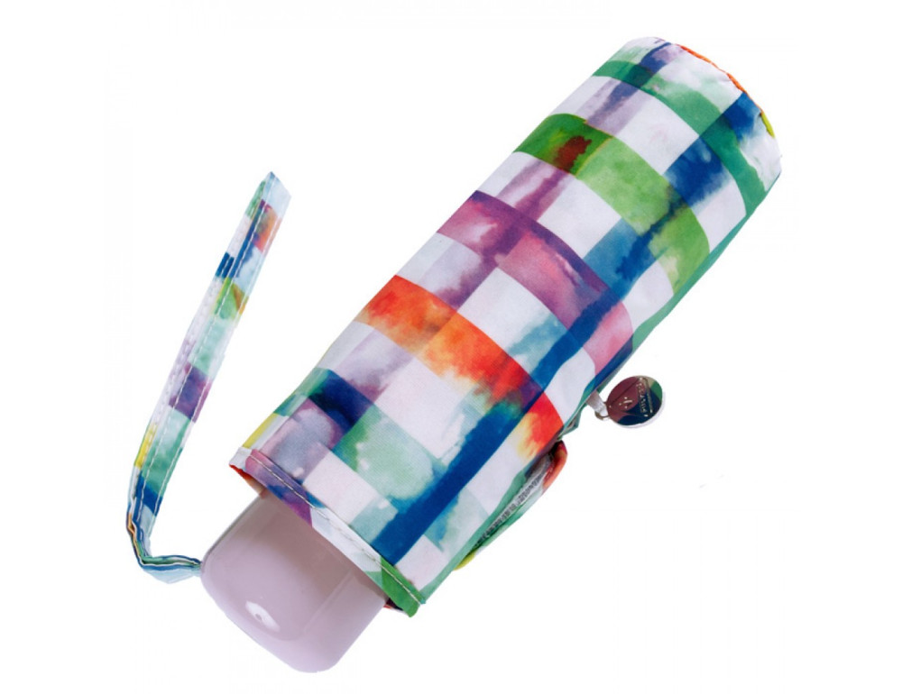 Парасолька жіноча Fulton Soho-2 L859 Rainbow Check (Радужная клетка) - Фотографія № 3